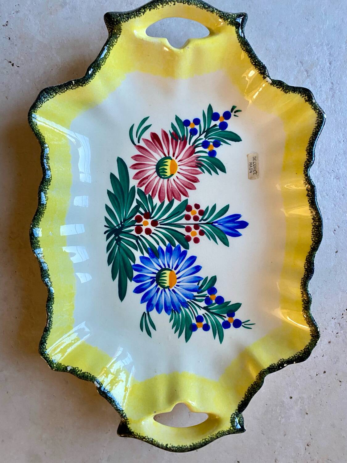Collection Plate HB Quimper - "Maison Onno Pontivy" Edition - Painted