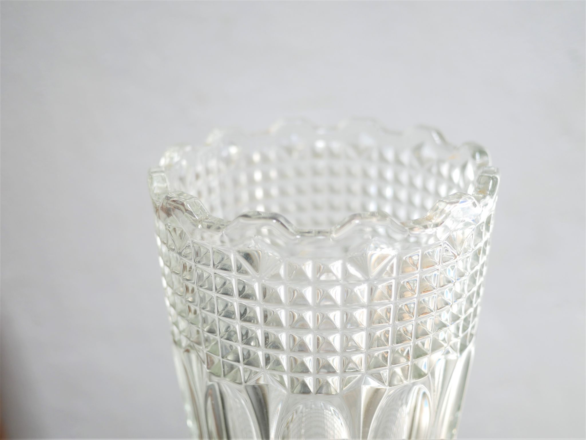 Vase vintage en verre