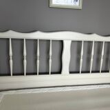 140x190 cherry wood bed frame reimagined