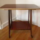 Table desserte TV sur roulettes (70's)