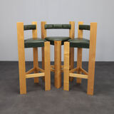 Unique Postmodern Barstools (Set of Three), 1990s