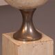 Travertine floor lamp by Philippe Barbier for Maison Barbier, monumental piece, 1970s