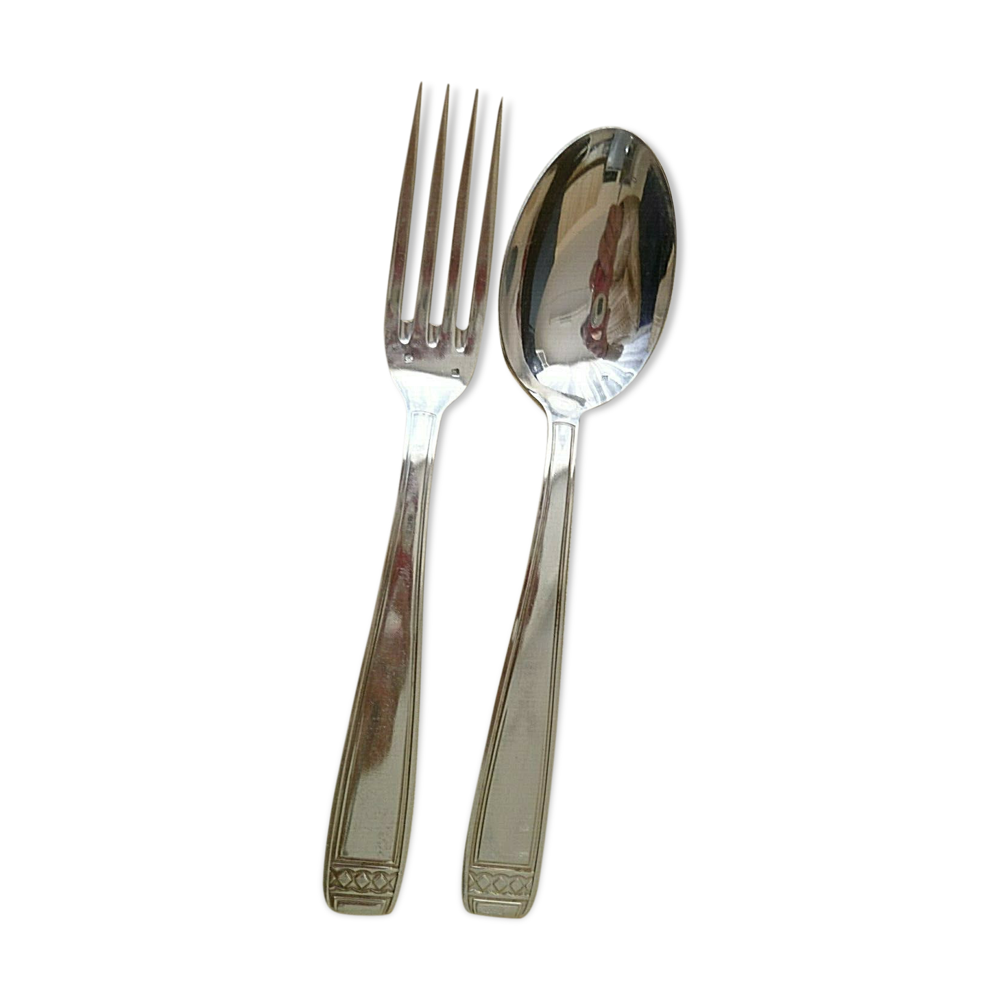 Silver metal housewife