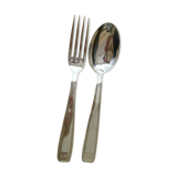 Silver metal housewife