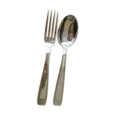 Silver metal housewife