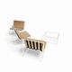 Chaises longues Kho Liang Ie 024 / table basse / Artifort 1962