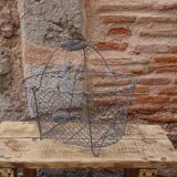 Metal folding basket