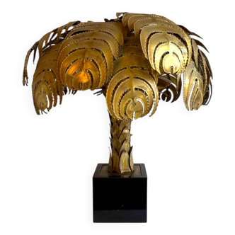 Lampe Palmier Maison Jansen, Christian Techoueyres, 65cm,  Circa 1970