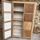 Oak cabinet attributed to René Gabriel
