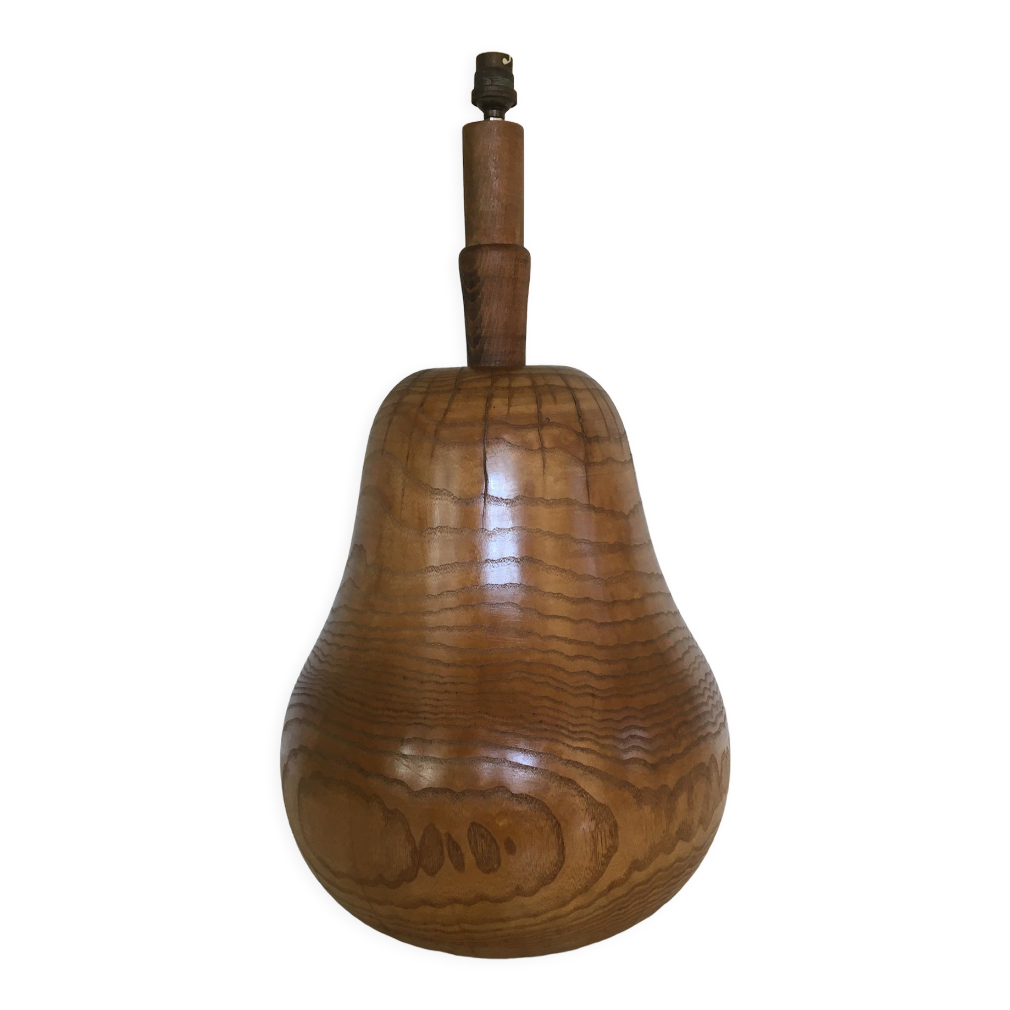 Solid wood lamp 1970
