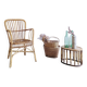 Vintage rattan armchair
