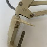 Luxo grey metal articulated lamp