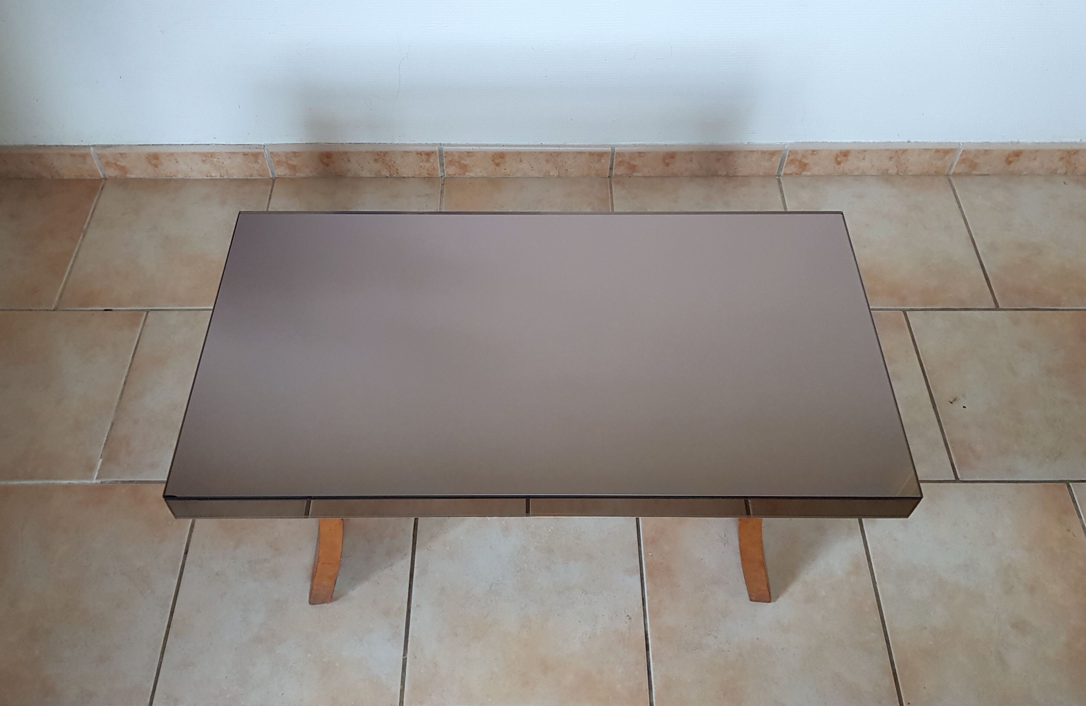 Art deco mirrors coffee table