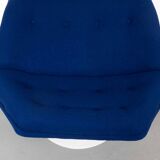 Fauteuil pivotant Artifort bleu F590 – Geoffrey D. Harcourt