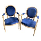 Pair of Louis XVI style Armchairs