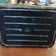 Beautiful old suitcase Vintage 1970s in marine metal army boat captain