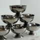 Lot de 6 coupelles en inox