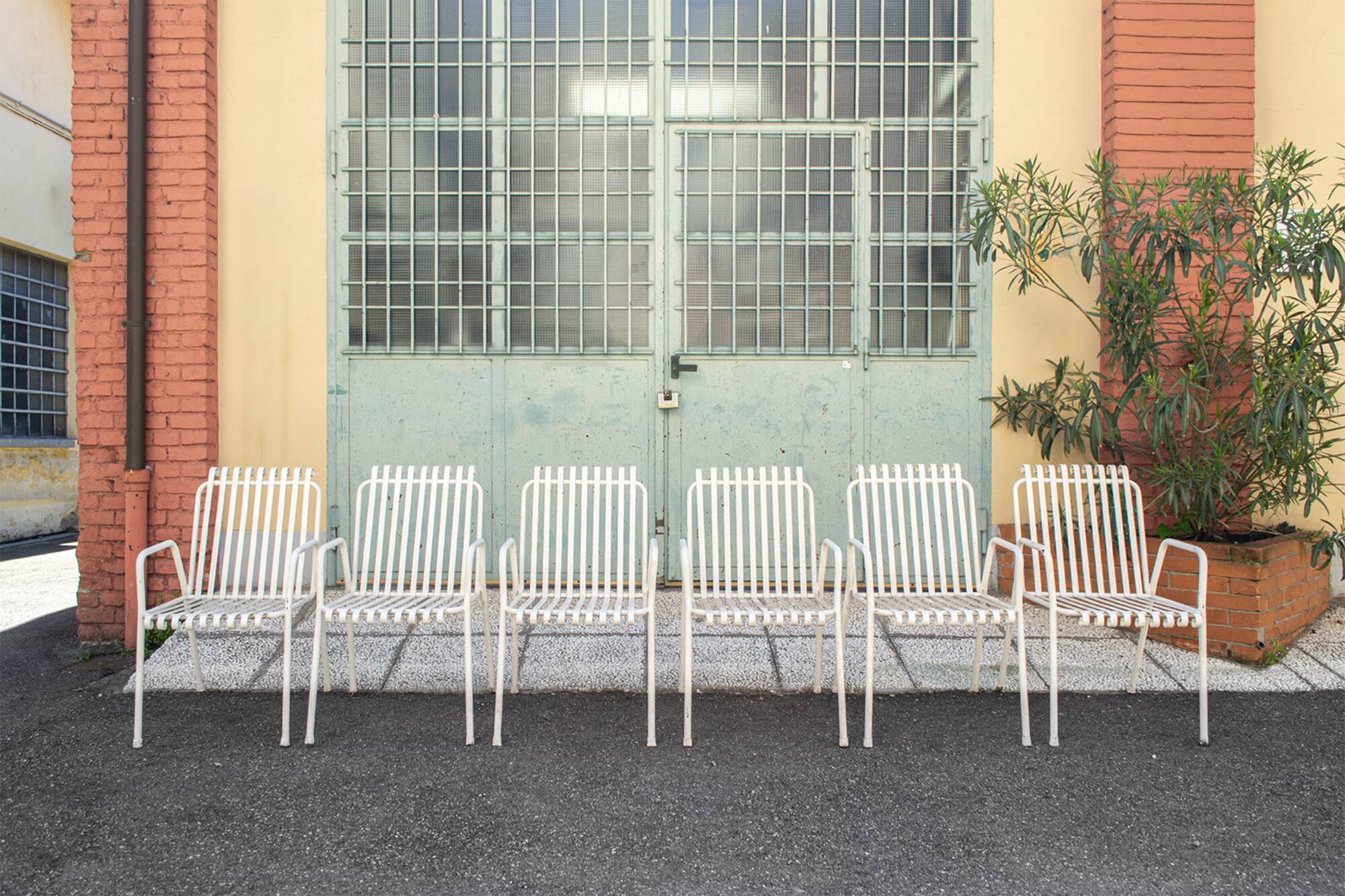 Chaises de jardin Mid Century Italie 1950s