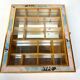 Vintage wall display cases