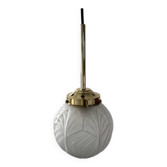 Art Deco globe pendant light