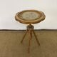 Wooden pedestal table / harness