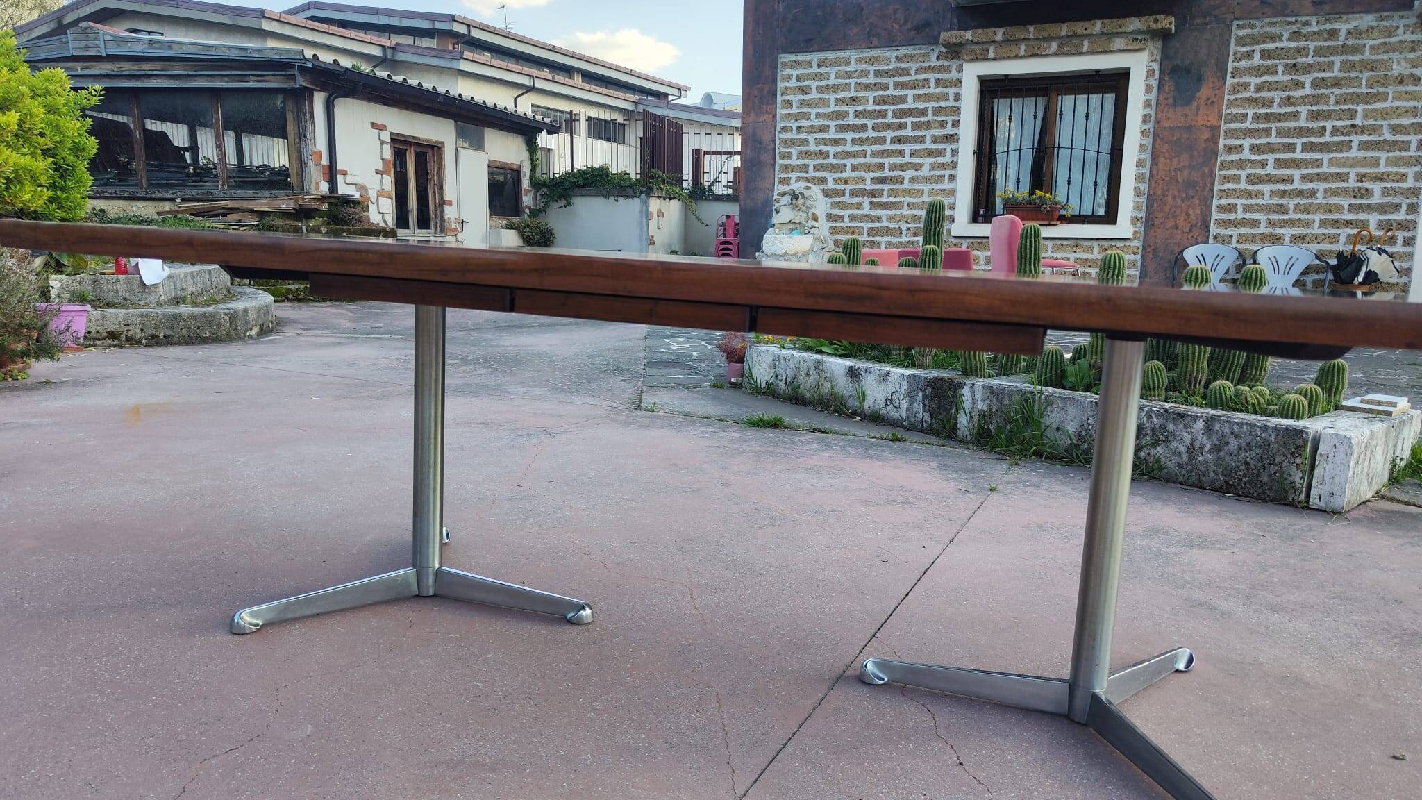 Tecno T98 Executive Desk by Osvaldo Borsani, Italy 1960s