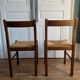 Paire de chaises Vintage