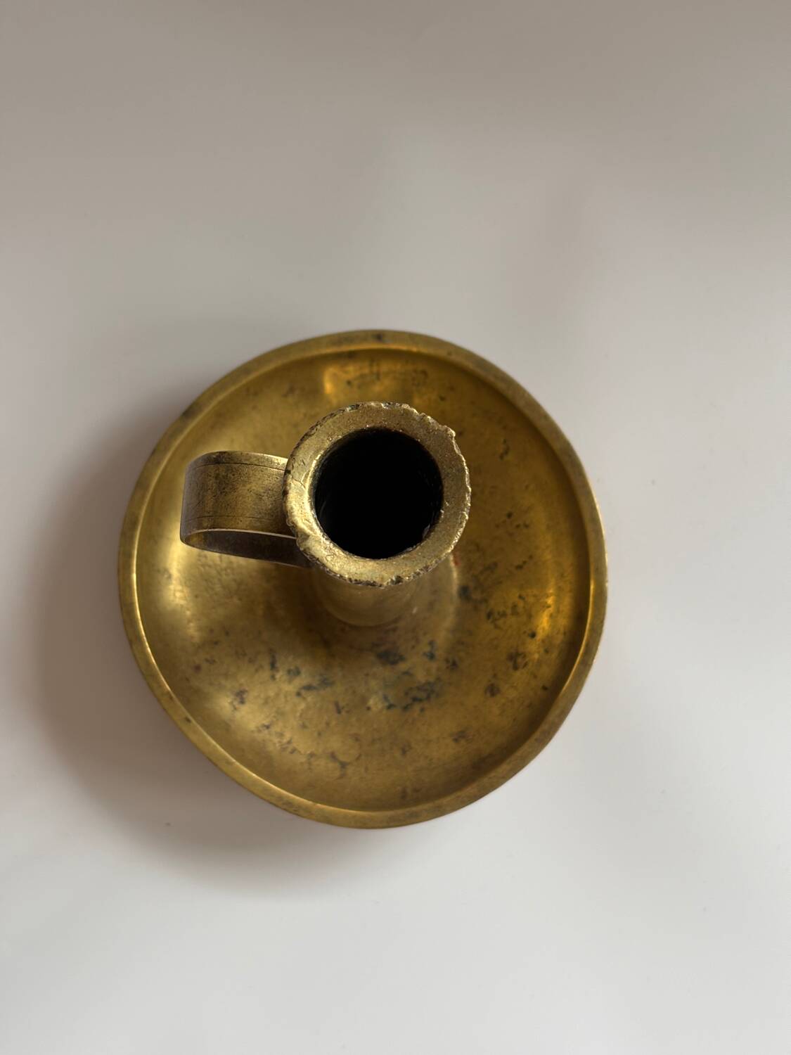 Brass candle holder