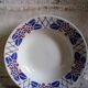 Six old plates in Sarreguemines of the "Turbigo" service