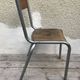 Vintage vintage 70s adult school chair