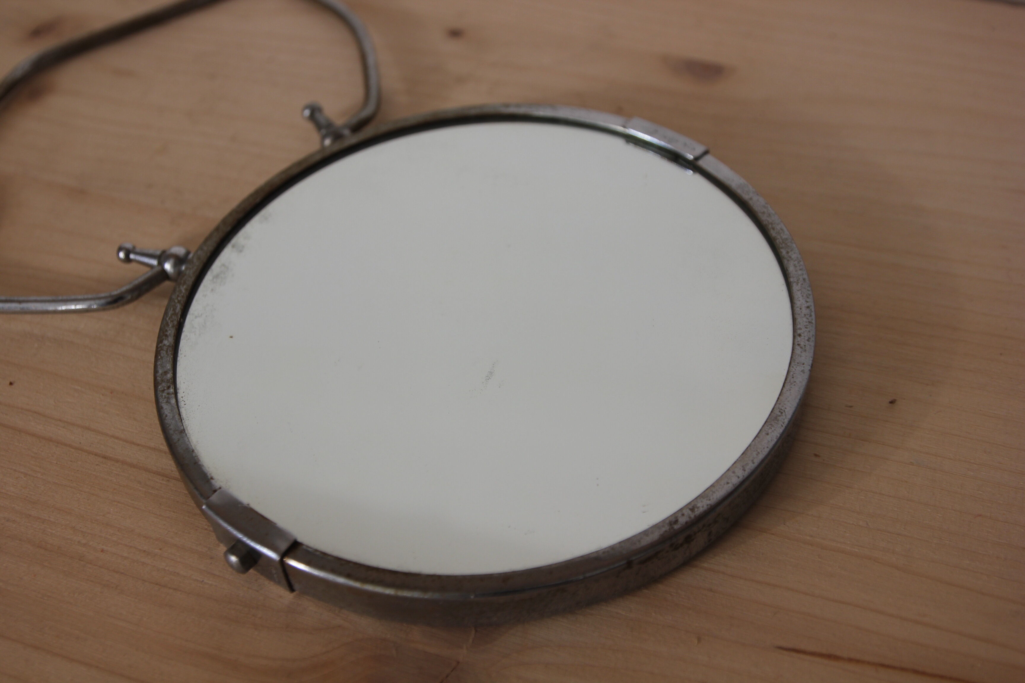 Round barber mirror 15x26cm