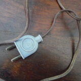 Art deco lamp, to pose, marble base, brass bird decoration, opaline - 40s