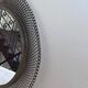 Italian sun mirror in golden mesh 1960 by Ponti