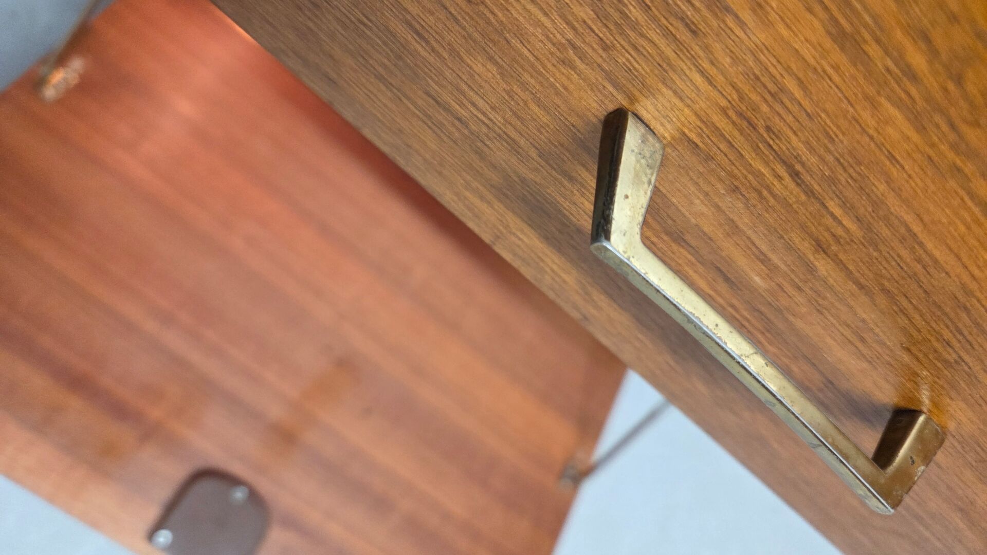 Vintage teak library enfilade 1970