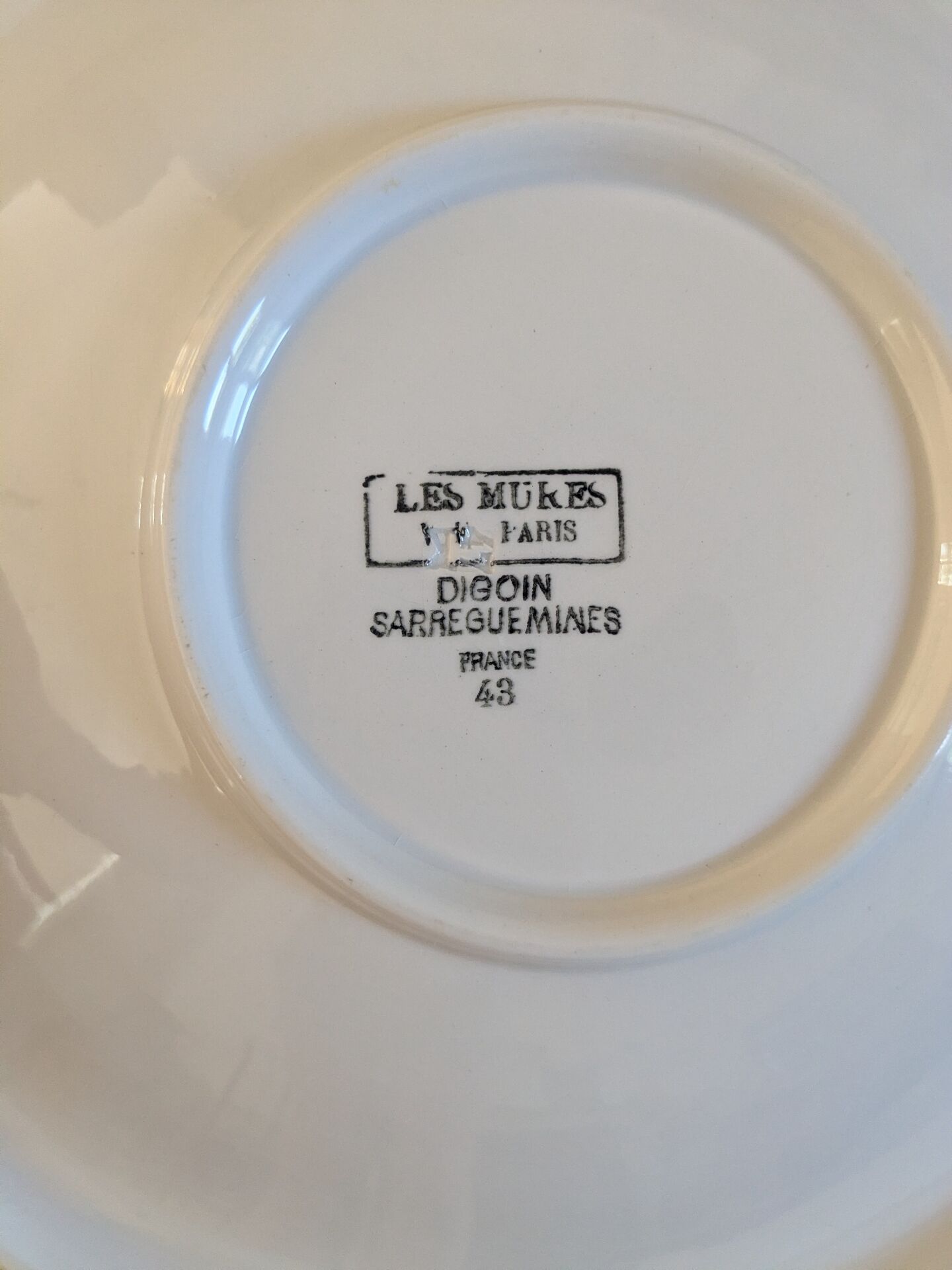 Plat de service Digoin Sarreguemines