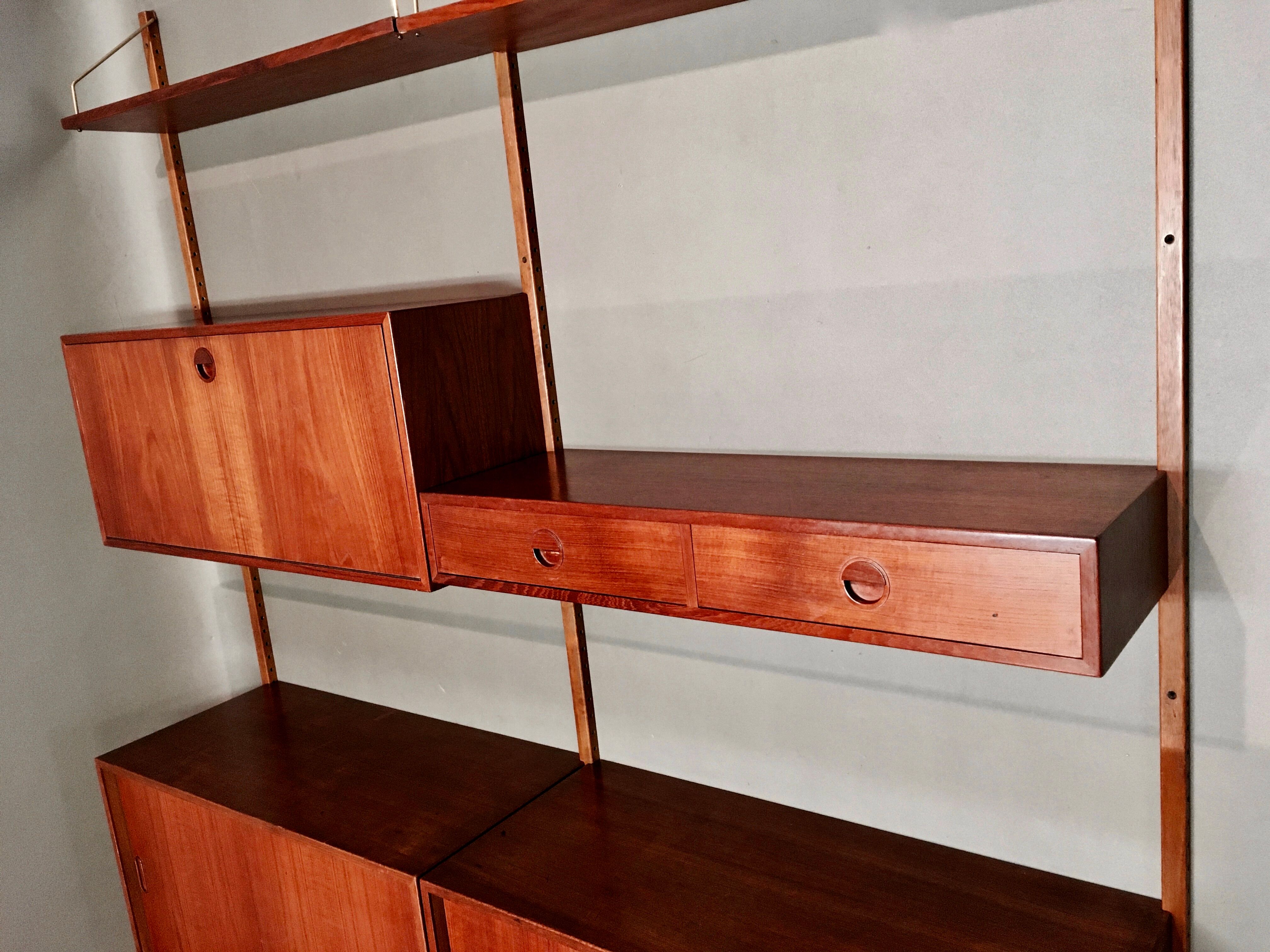 Modulable Shelf Sorensen for H G Mobler Scandinavian 1950.