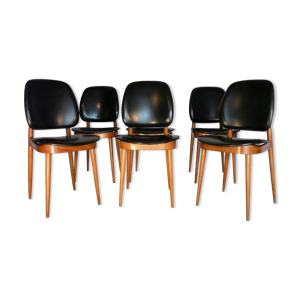 6 chaises vintage années