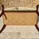Empire Style Mahogany Swan Neck Bench