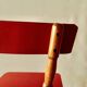 Vintage desk and chair for children in painted wood