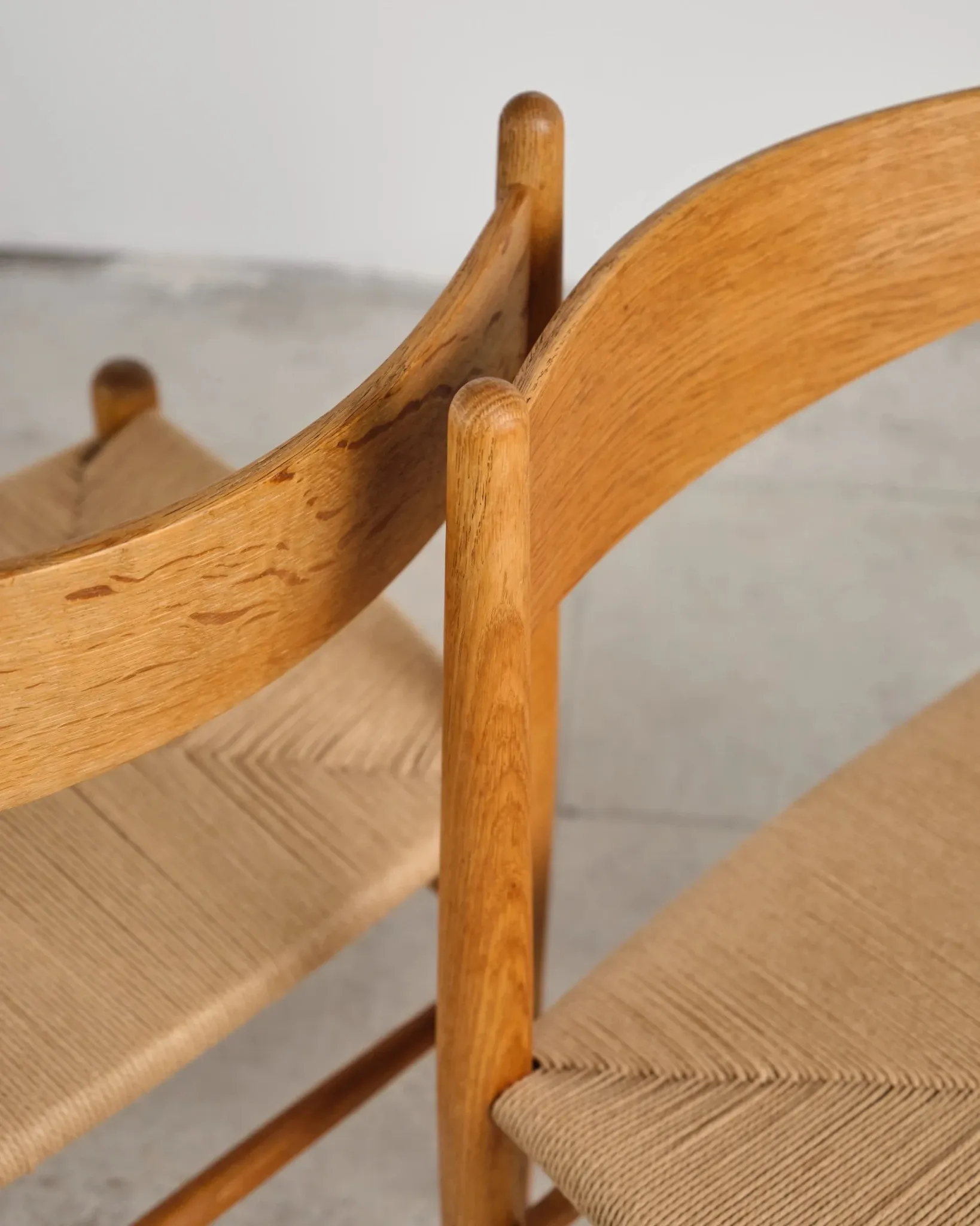 4 CH36 chairs in oak by Hans J. Wegner, Denmark, 1970s