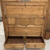 Storage cabinet folk art
