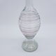 Old carafe ringed iridescent glass blown