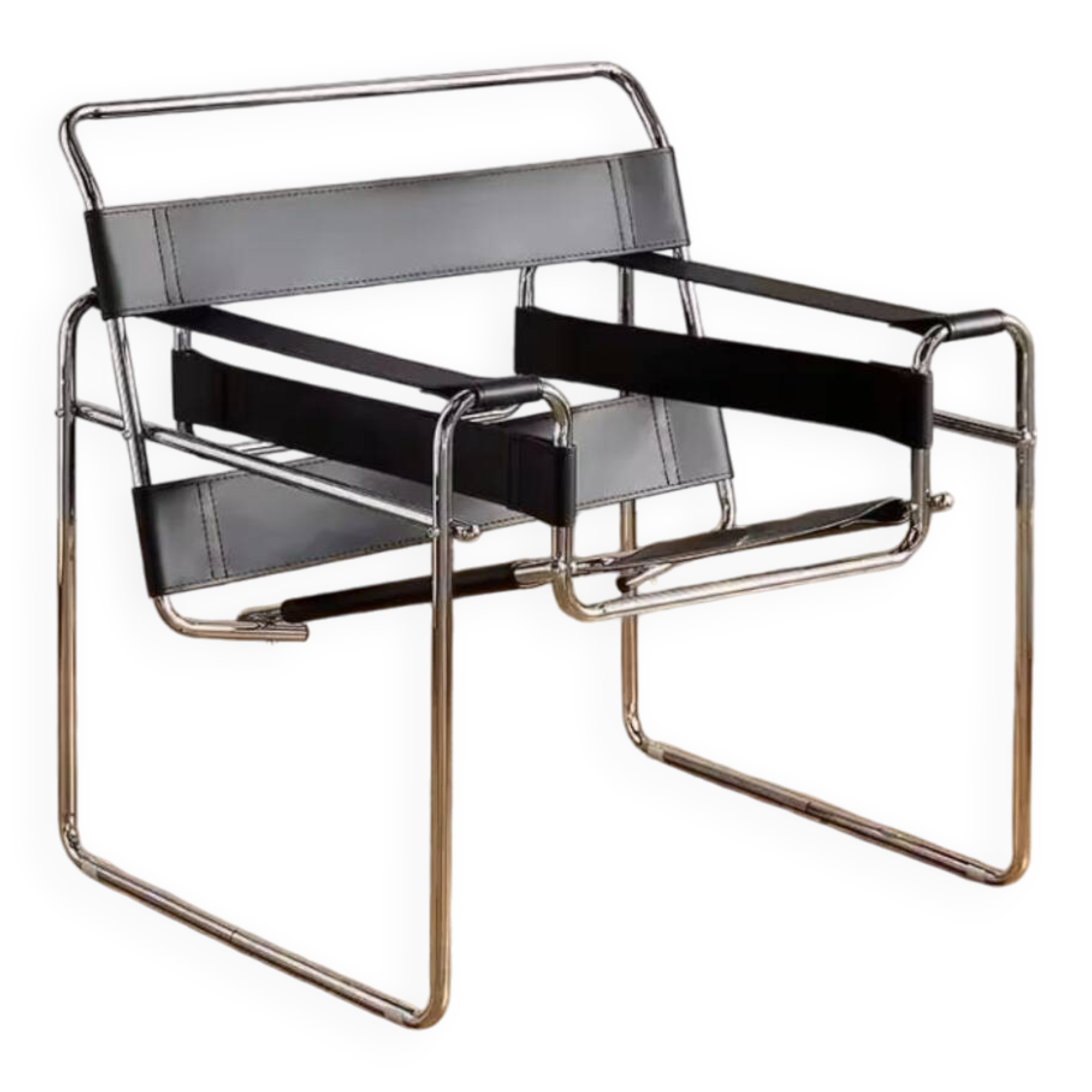 Fauteuil type Wassily de Marcel Breuer