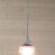 Smoked glass portable lamp - mid 20th century.
