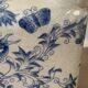 Cracked ceramic tulip vase circa 1980