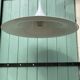White trumpet suspension, 1960s, Scandinavian design