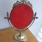 Brass psyche mirror 27x38cm