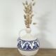 Gargoulette, jar in blue & white ceramic