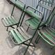 4 chaises de jardin pliantes