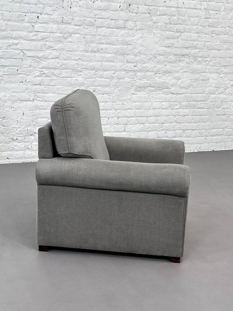 Fauteuil Gris en Tissu, 1990s